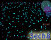 Blue Floor Stars Lights