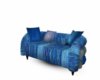 blue sofa w/poses