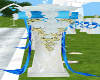 Blue Wedding Column