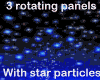 3 space rotating panels