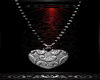 collier coeur argent