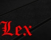 LEX - Black runner rug