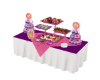 care bear cake table
