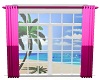 Beach Pink Curtains V2