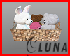 Babygirl stuffie basket