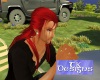 TK-Red Drow Elf Hair