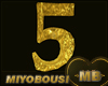 [MB]NUMBER FIVE (5) GOLD