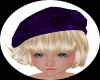 Purple Hat/Blond Hair