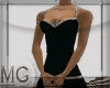 black bridesmaid dress