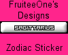 ~fo~sagittarius sticker