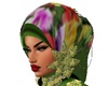 Green flowers Hijab