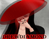 Dd- Umbrella Hat  Red