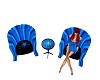 Blue Bliss tbl & chairs