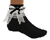 Black ruffle socks 2