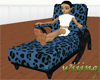 Blue Chaise w/pose