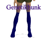 Dark Blue Boots & Nylons