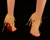 [Mr2] Gold Red Heels
