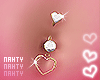 Heart Belly Piercing