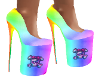 Kawaii Rainbow Heels 