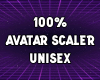 X. AVATAR SCALER 100%