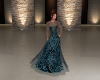 Elegant gown Blue