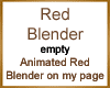 Red Kitchen Blender