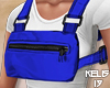 K. Blue Chest Rig Bag
