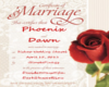 Phoenix&Dawn Marriage