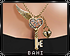 Bl Golden key & Locket 