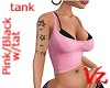 Pink/Black Tank w/tats