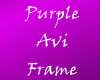 Purple Avi Frame