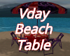 Vday Beach Table