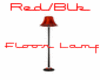 ::Red/Blk Floor Lamp::