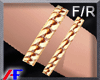 AF. Chain Gold Bracelet
