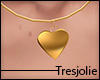 tj:. Gold Heart Necklace