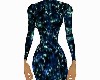 Blue speckle dress