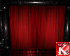 Red curtains animated