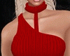 Neck Red Top
