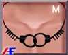 AF. Blk Handcuffs  NKL M