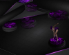 black purple dance pods