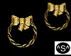 ^S^Gold Wreath earrings