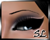 [SL] black slim eyebrow
