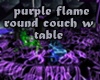 purple flame sofa w pose