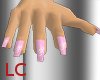 pink tribal nails