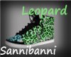 Leopardshoes green [SB]