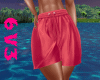 6v3| Pink Satin Shorts