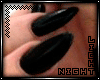!N Nails oval black
