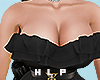 ▼ Black Frill Dress