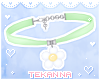 [T] Daisy choker Green