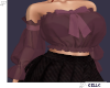 [LS]Addison sheer blouse
